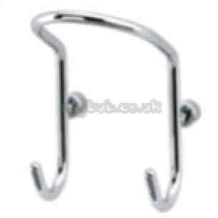 Triton Metlex Bathroom Accessories -  Mercury 9009s Double Robe Hook Cp
