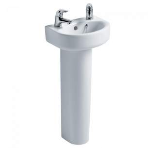 Ideal Standard Concept -  Ideal Standard Arc E793201 H/r 350mm Two Tap Holes Basin White