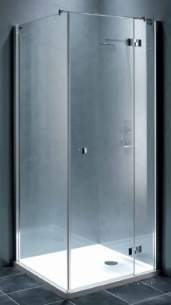 Showerlux Classic Enclosures -  Classic Hinged Door 700mm And Side Panel Rh