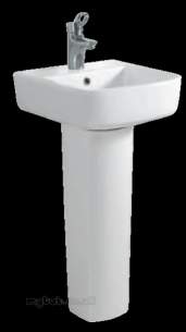 Eastbrook Sanitary Ware -  Eastbrook 56.0016 Minima Basin One Tap Hole White