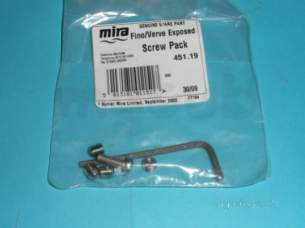 Mira Commercial and Domestic Spares -  Mira 451.19 Screw Pack Mira Fino