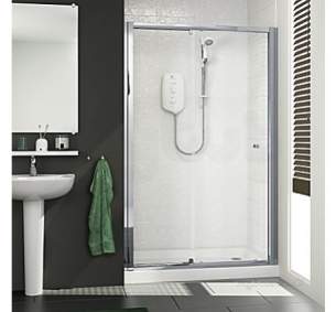 Mira Ace Shower Enclosures -  Mira Ace 1200mm Sliding Door Sl/cl
