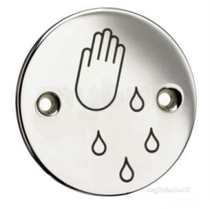Gummers Commercial Showers -  Bristan Asp-cp Polished Chrome Pulse 8 Pulse 8 Touch Free Automatic Shower Plate