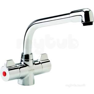 Carron Phoenix Taps And Mixers -  Carron Phoenix 2t0880 Chrome Aztec 1/4 Turn Mono Bloc Sink Mixer