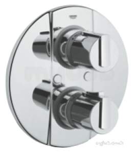 Grohe Shower Valves -  Grohtherm 2000 Thermostatic Bath Mixer With Temperature Scale Handle