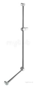 Grohe Parts and Spares -  Grohe 28587000 Chrome Relexa Plus 900mm Shower Rail With 260mm Grab Bar