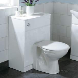 Flabeg Cabinets And Mirrors -  Hib 993.206049 White Denia Back To Wall Wc Unit