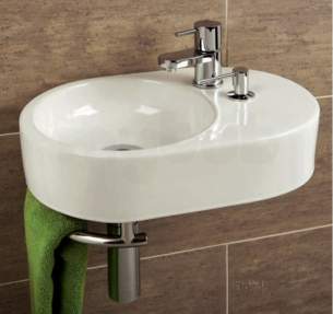Flabeg Cabinets And Mirrors -  Hib 8998 Chrome/white Malo Brienza Cloakroom Wash Basin Towel Rail Soap Dispenser