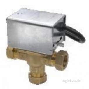 Thornmyson Boiler Spares -  Honeywell V4073a1062 White V4073 Motorised Mid-position Diverter Valve