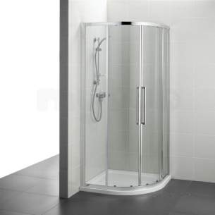 Ideal Standard Kubo Enclosures -  Ideal Standard Bright Silver Kubo Shower Enclosures And Screens 880mm Widex1950mm Highx880mm Depth