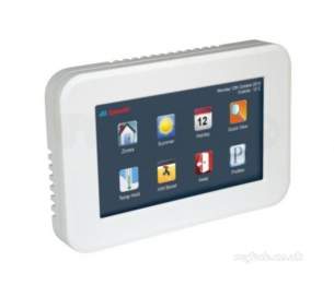John Guest Underfloor Heating Range -  John Guest Jgtouchpad White Underfloor Heating Touchpad Network Controller