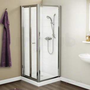 Mira Ace Shower Enclosures -  Mira 108373 Silver Flight Ace 900mm Shower Side Panels With 4 Mm Toughened Glass