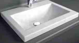 Bathroom Furniture -  Salgar 11768 White Aragon Wash Basin 45x600mm