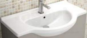 Bathroom Furniture -  Salgar 7195 White Polo Wash Basin 55x550mm
