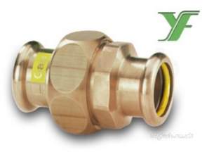 Yorkshire Pressfit Fittings -  Sg11 22mm Gas Xpress Union Coupling