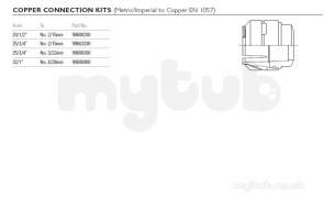Philmac 3g -  Philmac 3g Copper Adaptor Set 96032 25x15
