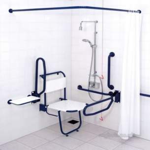 Gummers Commercial Showers -  Sirrus Docm1b Docm Showering Pack Blue