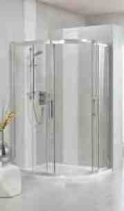 Ideal Standard Synergy Shower Enclosures -  Ideal Standard Synergy L6284 Quadrant 800mm Silver Clear