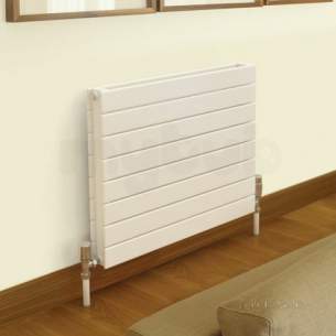Quinn Slieve H Designer Towel Rails -  Quinn Slieve H Double Panel 143x2000mm Qhp22s11 White