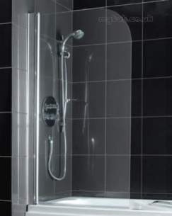 Eastbrook Showers -  69.702 Radius Corner Screen Silver