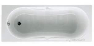 Roca Acrylic Baths -  Roca Genova 1700x700mm Bath With Integral Grips 2th