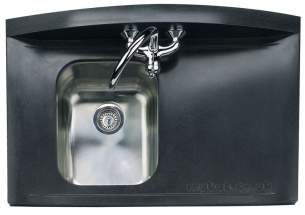 Rangemaster Sinks -  Rangemaster Roma Gemini 1b Right Hand Sink/accs Pk Bk