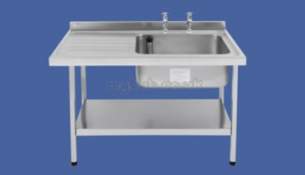 Sissons Stainless Steel Products -  E20612r 1500 X 650 Sbsd Right Hand Catering Sink Ss