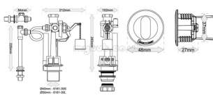 Cistermiser Flush Control Valve -  Easyflush No Touch Flush Wc Cistern Valve Ef Wave