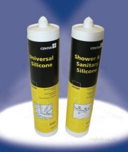 Adhesives and Sealants -  Center Universal Silicone 300 Ml White