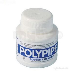 Polypipe Building Products Sundries -  125ml Tin Solvent Cement C/w Brush Sc125
