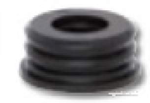 Polypipe Soil -  Boss Adaptor Push Fit Rubber 40mm Sn40b