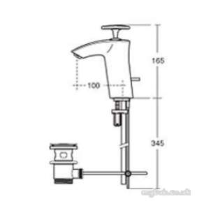 Ideal Standard Sottini Brassware -  Ideal Standard Artefact A3666 S/l Basin Mixer Cp