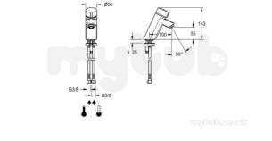 Franke Sissons Commercial Brassware and Showers -  Franke Sissons Aquamix-s S/c Single Mixer Tap Aqua200