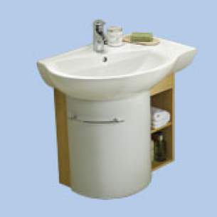 Twyford Visit Sanitaryware -  Visit Offset Underbasin Unit Right Hand Gt0021ml