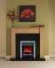 Abbey Arched Led Electric Fire-black