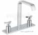 Allure 20143000 3 Hole Basin Mixer Hp