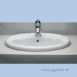 Chantal Cn4522 Two Tap Holes Vanity Basin White Cn4522wh