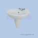 Galerie Optimise Right Hand O/set One Tap Hole Basin Wh Gp4021wh