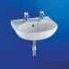 Armitage Shanks Portman S2220 500mm Two Tap Holes Basin And O/f And Chn Wh Special