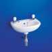 Ideal Standard Studio E1180 450mm Two Tap Holes Basin Wh Not For Use With Pedestal