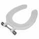 Open Front Seat Ring For Sola School 300 Toilet Pan-white Sa1304wh