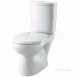 Galerie Close Coupled Toilet Set Flushwise 4/2.6l Toilet Pan Cistern And Seat Geco42wh