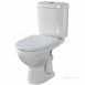 Refresh Square Close Coupled Toilet Pan Ho Re1148wh