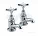 1901 Vanity Basin Pillar Taps Chrome