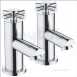 Bristan Decade Bath Taps Chrome Plated Dx 3/4 C