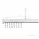 Croydex Gp 87001 White Slenderline Shower Rail With Four Assembly Options