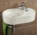 Hib 8998 Chrome/white Malo Brienza Cloakroom Wash Basin Towel Rail Soap Dispenser
