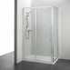 Ideal Standard Kubo Ideal Clean Side Panel 900mm Silver Clear Glass T7370eo