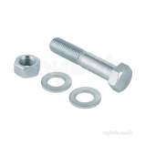 HDPE 50-75MM BOLT C/W SCREWNUT and WASHER