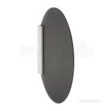 Urinal Division Oval Grey Ral7035 Glass